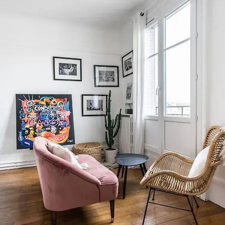 Le Nid Parisien - Chic - Vue Tour Eiffel Appartement