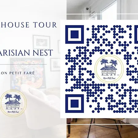 Appartement Le Nid Parisien - Chic - Vue Tour Eiffel